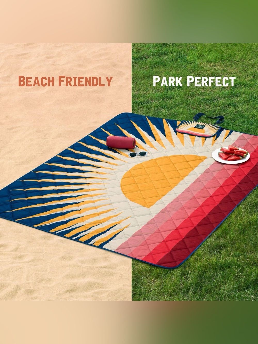 Weatherproof Vintage Outdoor Throw Blanket